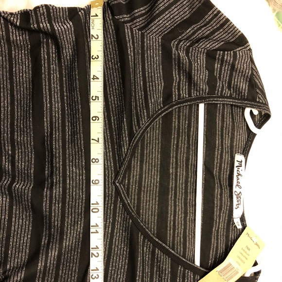 Lurex stripe long sleeve shirt. One size - Picture 4 of 4